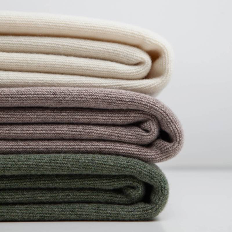 Rockmacherin Wiesenwind Strickdecke Merino