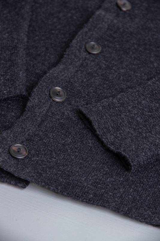 Rockmacherin Wolf Herren-Strickjacke