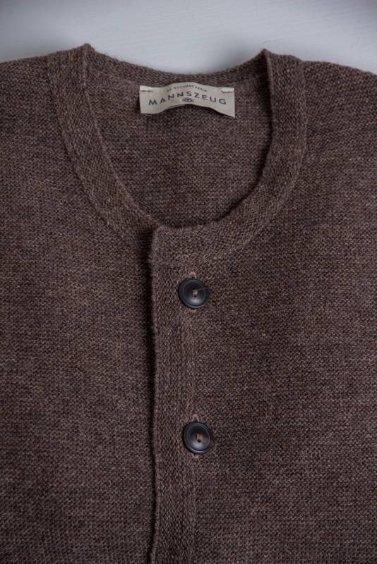 Rockmacherin Wolf Herren-Strickjacke