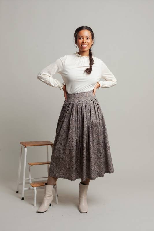 Rockmacherin Selma Shirtbluse Aus Lyocell-Wolljersey