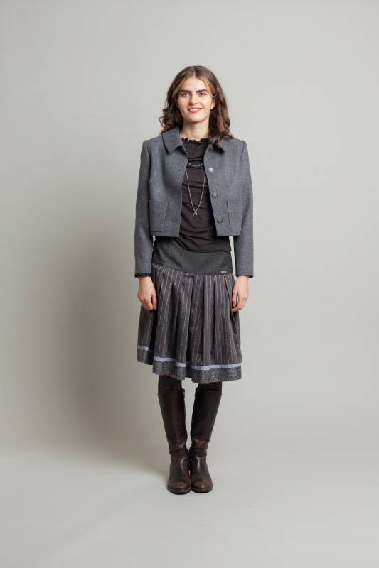 Rockmacherin Selma Shirtbluse Aus Lyocell-Wolljersey