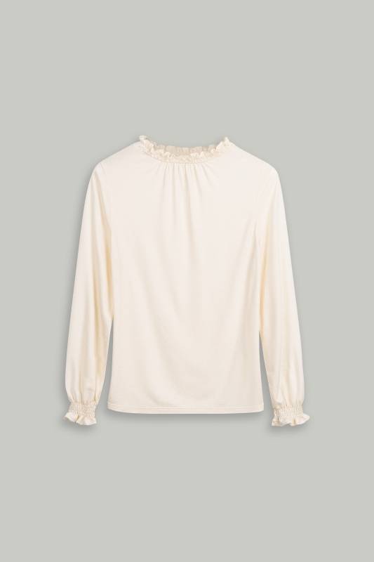 Rockmacherin Selma Shirtbluse aus Lyocell-Wolljersey