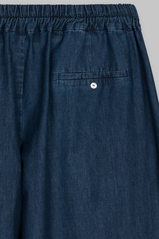 Rockmacherin Sempt Hosenrock Aus Weichem Denim Mit Biesen Und Gummizug