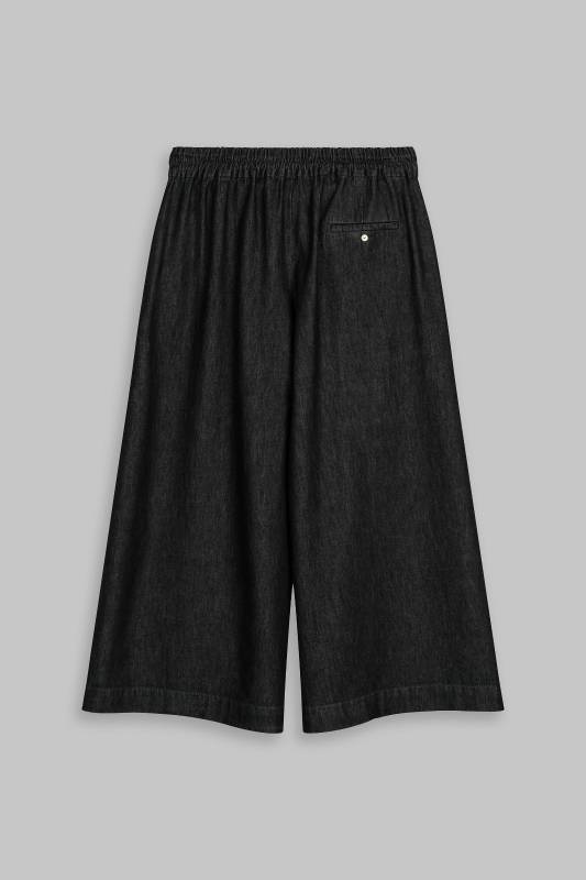 Rockmacherin Sempt Hosenrock Aus Weichem Denim Mit Biesen Und Gummizug