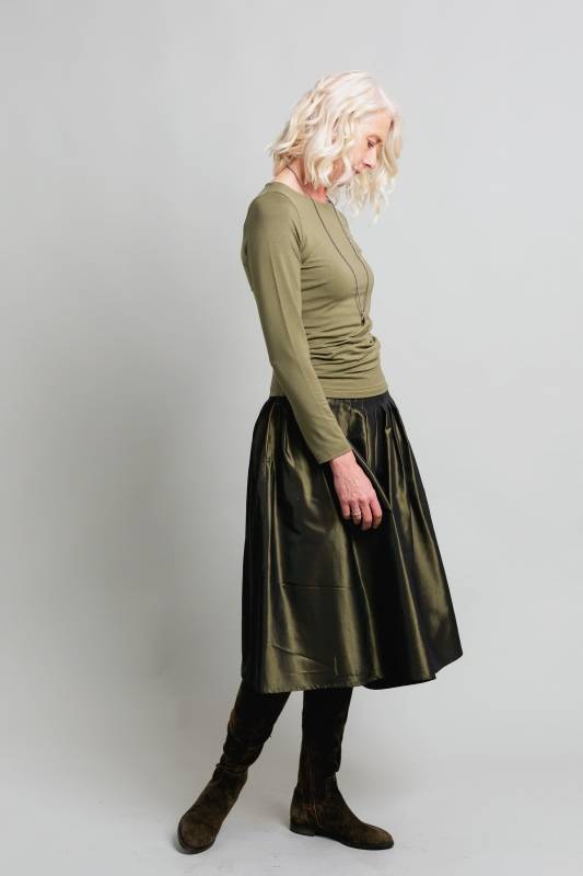 Rockmacherin Simssee Seidig Schimmernder Trachtenrock