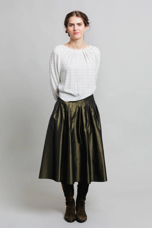 Rockmacherin Simssee Seidig Schimmernder Trachtenrock