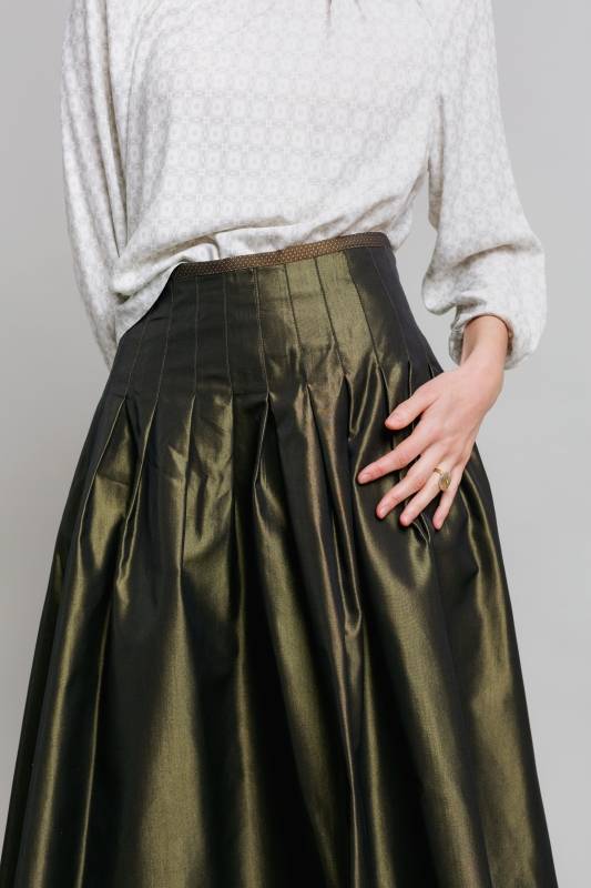 Rockmacherin Simssee Seidig Schimmernder Trachtenrock