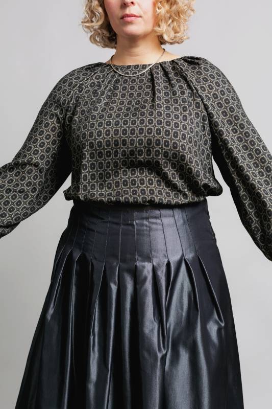 Rockmacherin Simssee Seidig Schimmernder Trachtenrock