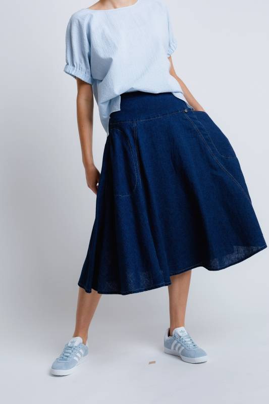 Rockmacherin Söllbach Schwinger Damenrock Mit Kontrastiger Steppung