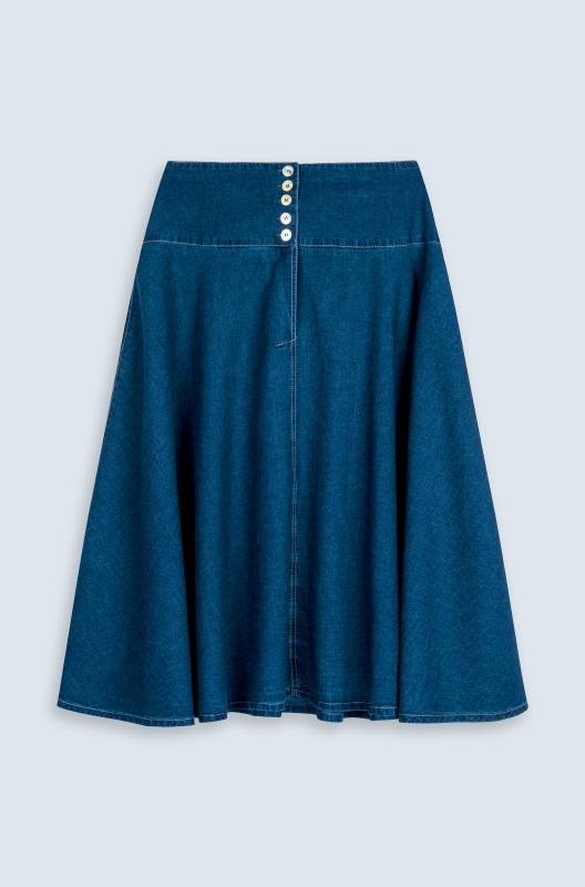 Rockmacherin Söllbach Schwinger Damenrock Mit Kontrastiger Steppung