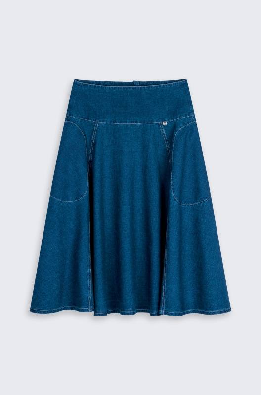 Rockmacherin Söllbach Schwinger Damenrock mit kontrastiger Steppung Rockmacherin Söllbach Schwinger Damenrock mit kontrastiger Steppung