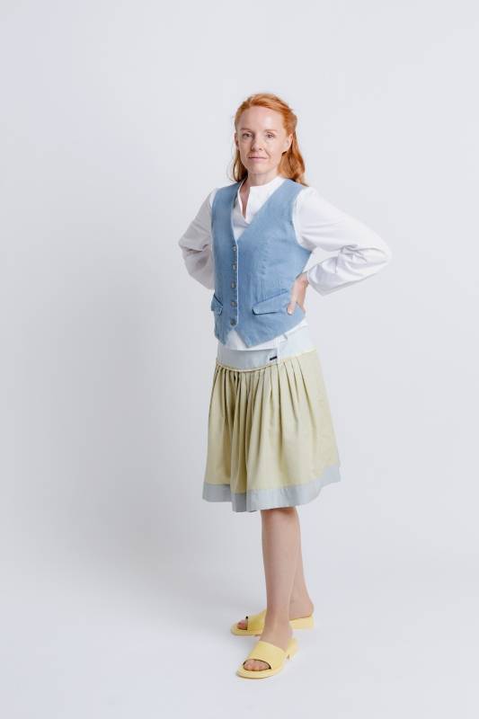 Rockmacherin Sonnastroi Trachtenrock Mit Passe Aus Feinem Baumwolljacquard