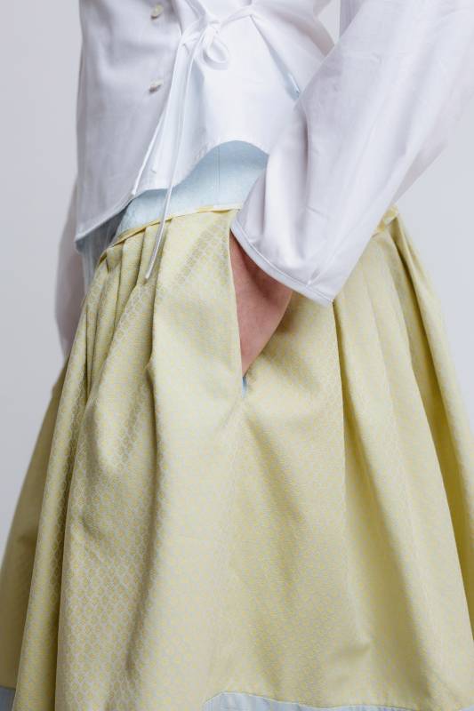 Rockmacherin Sonnastroi Trachtenrock Mit Passe Aus Feinem Baumwolljacquard