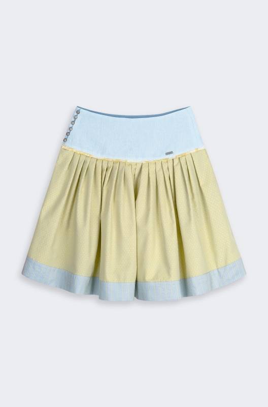 Rockmacherin Sonnastroi Trachtenrock mit Passe aus feinem Baumwolljacquard