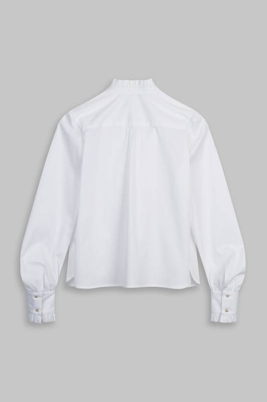 Rockmacherin Susanna Damen-Trachtenbluse Mit Rüschen Und Modernem Ärmelschnitt