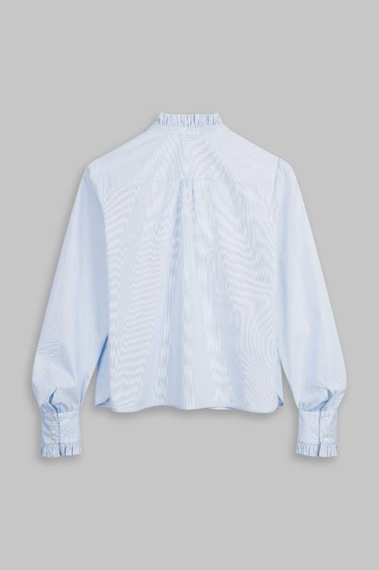 Rockmacherin Susanna Damen-Trachtenbluse Mit Rüschen Und Modernem Ärmelschnitt