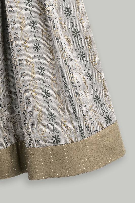 Rockmacherin Woidbodn Trachtenrock Mit Jaquardmuster Und Passe Aus Feincord