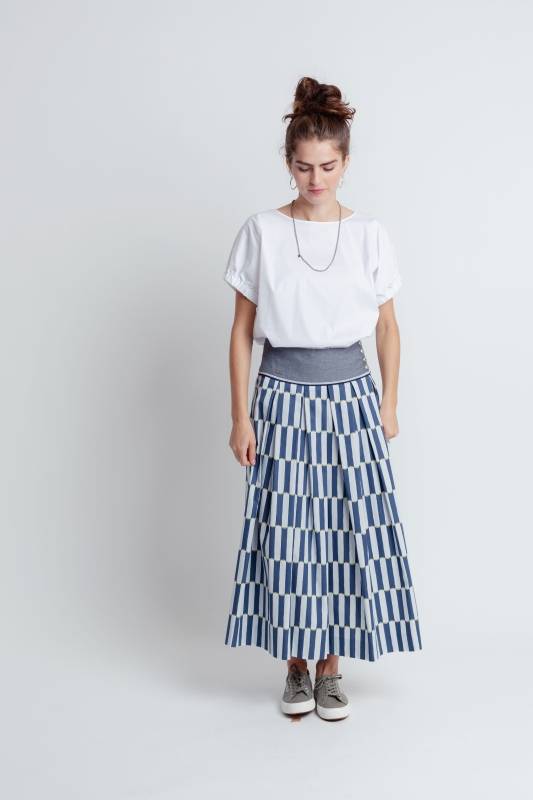 Rockmacherin Woikn Trachtenrock In Maxilänge Und Grafischem Print