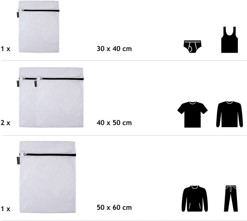 Rooxs Profi Wäschenetze, Wäschesäcke Für Waschmaschine Und Trockner