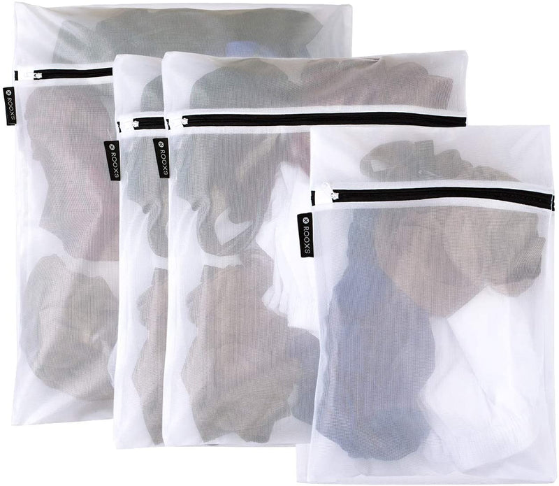 Rooxs Profi Wäschenetze, Wäschesäcke für Waschmaschine und Trockner
