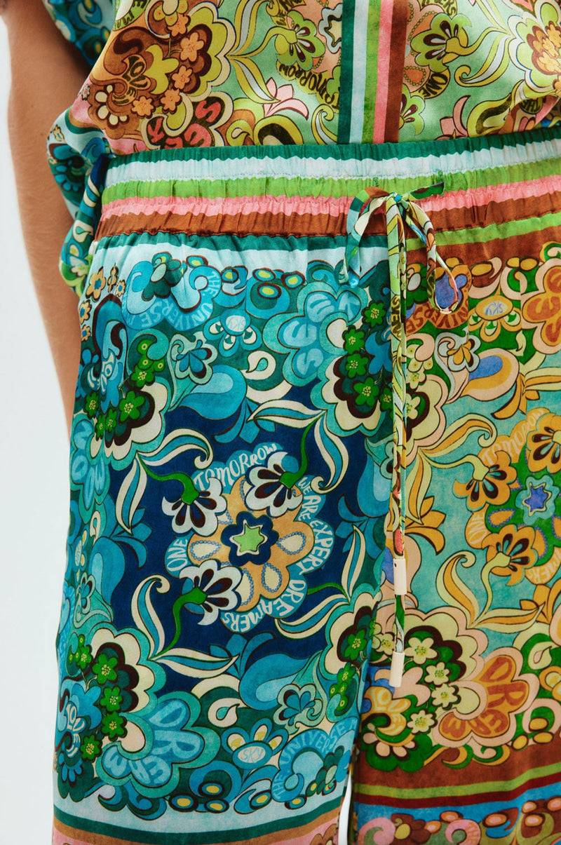 ALEMAIS Hose Grün | Multicolor