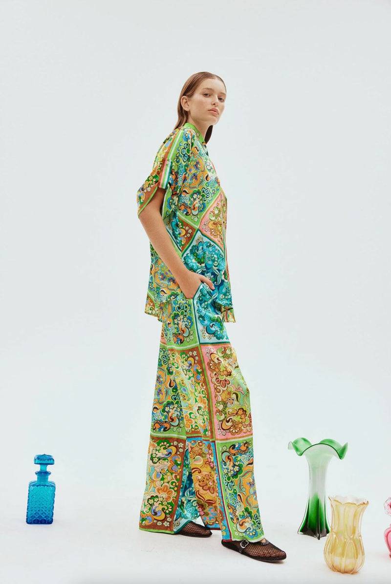 ALEMAIS Shirt Grün | Multicolor