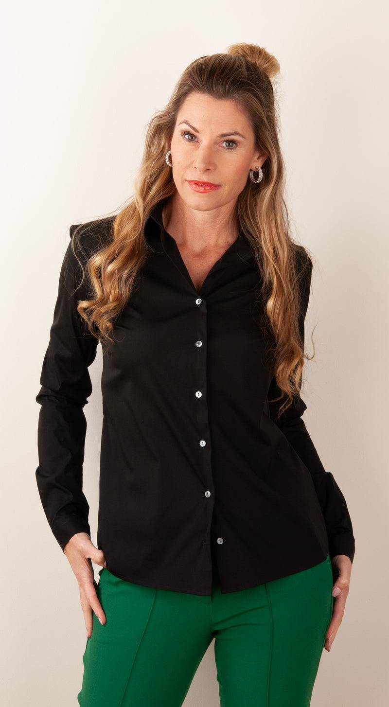 Artigiano Bluse Schwarz