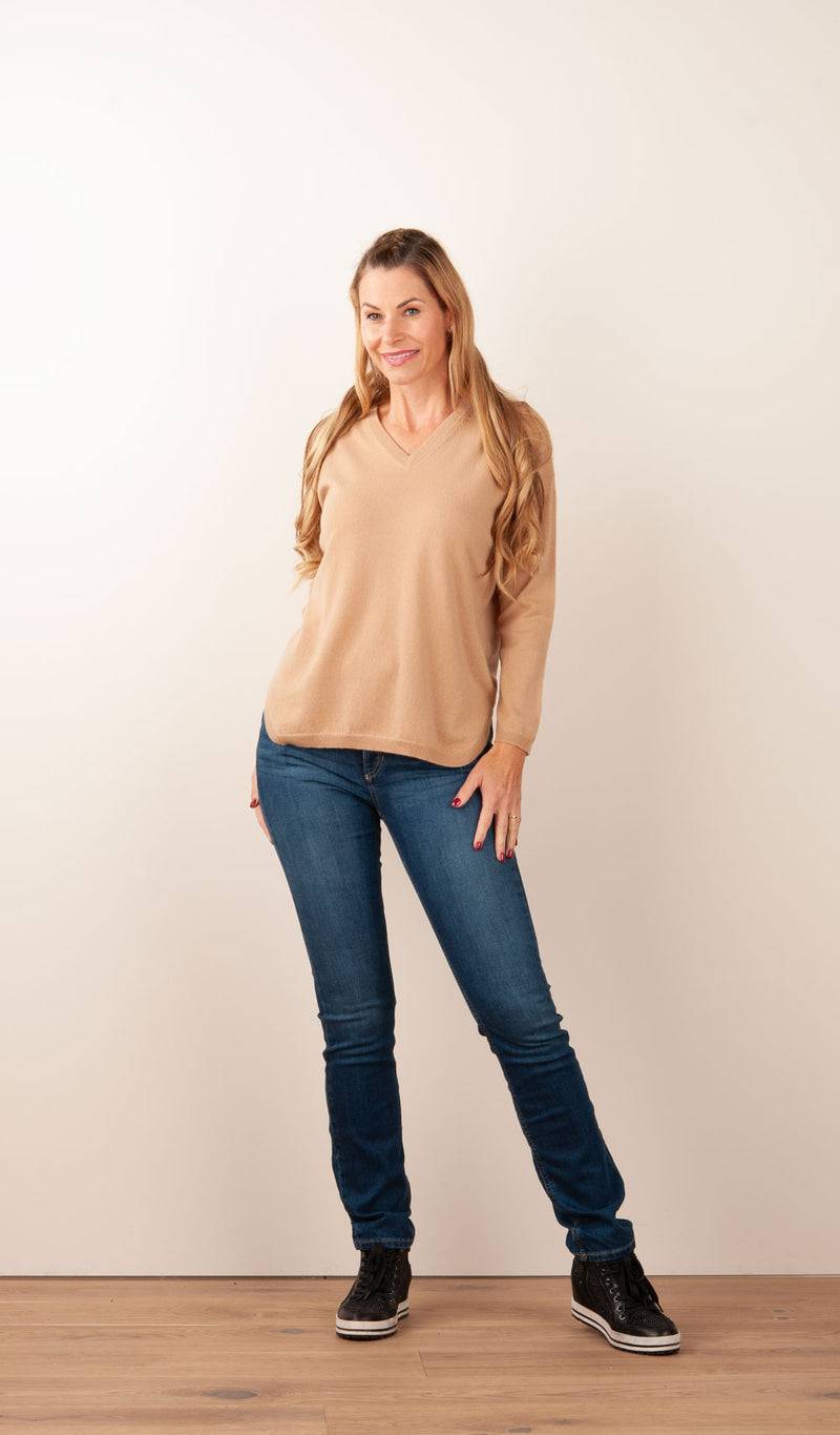 Blossom & Co. Kaschmir Pullover Camel