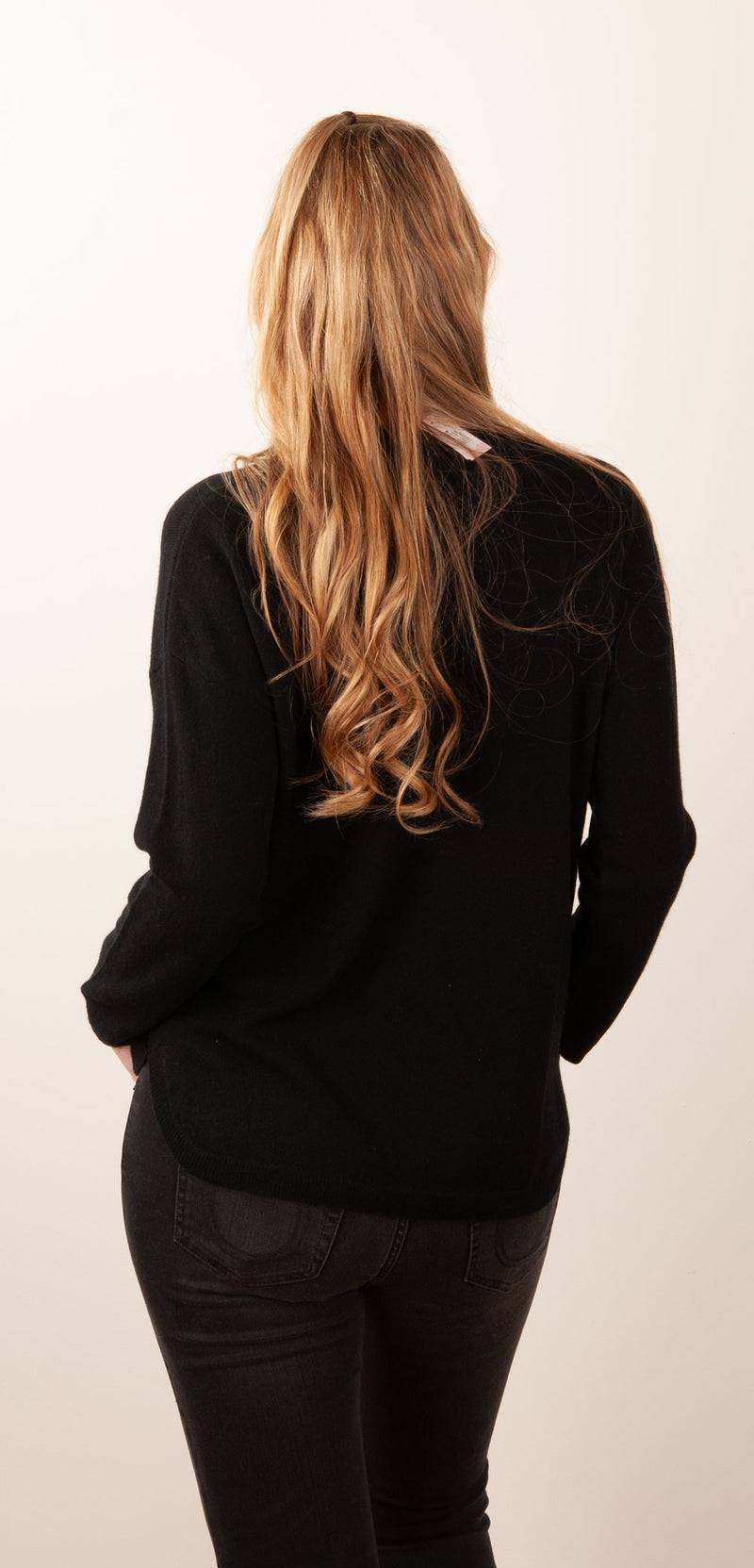 Blossom & Co. Kaschmir Pullover Schwarz