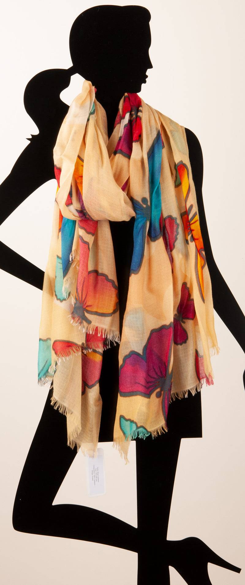 Blossom & Co. Kaschmir Schal Gelb | Multicolor