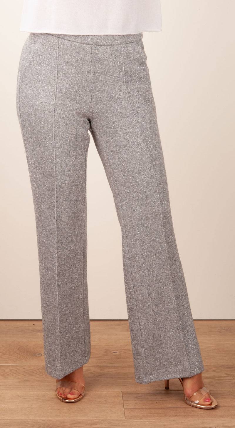 Cambio Hose „Ava“ Grau mit Lurex