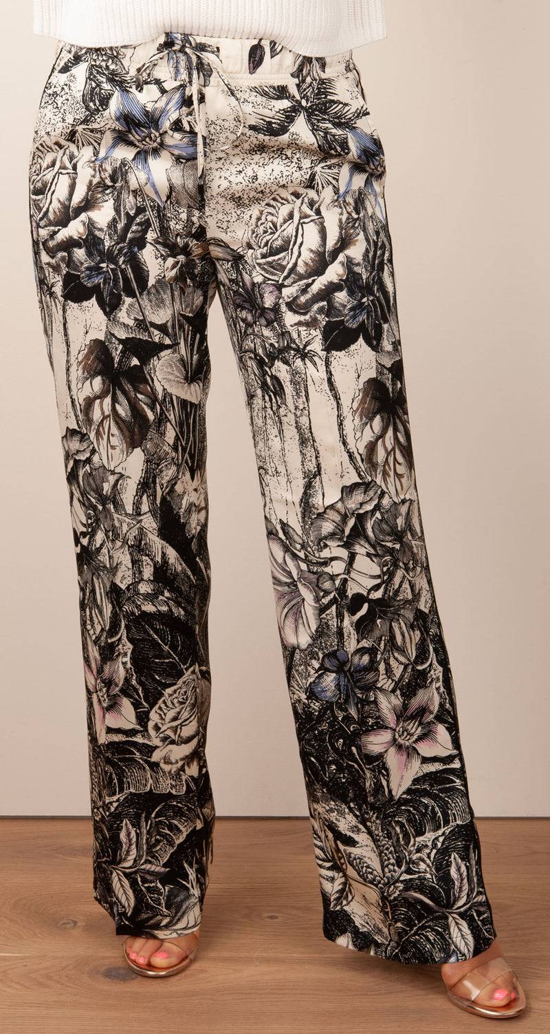 Cambio Hose „Avril“ Creme | Schwarz | Multicolor