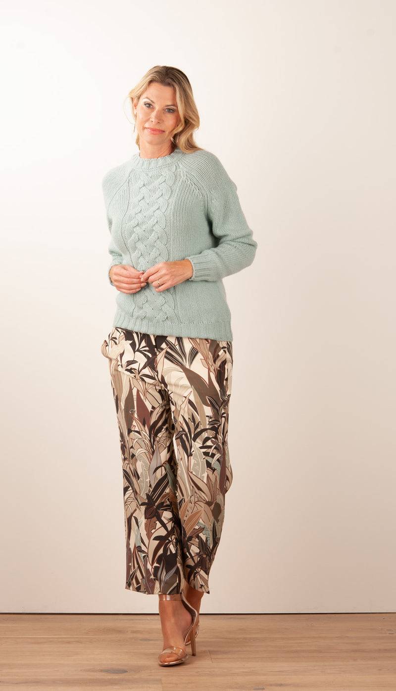 Cambio Hose „Claire“ Beige | Braun