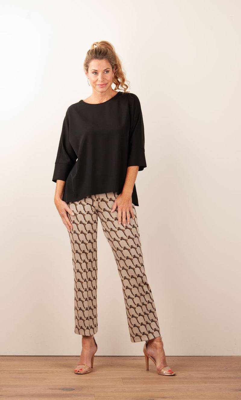 Cambio Hose „Faith“ Beige | Gold | Schwarz