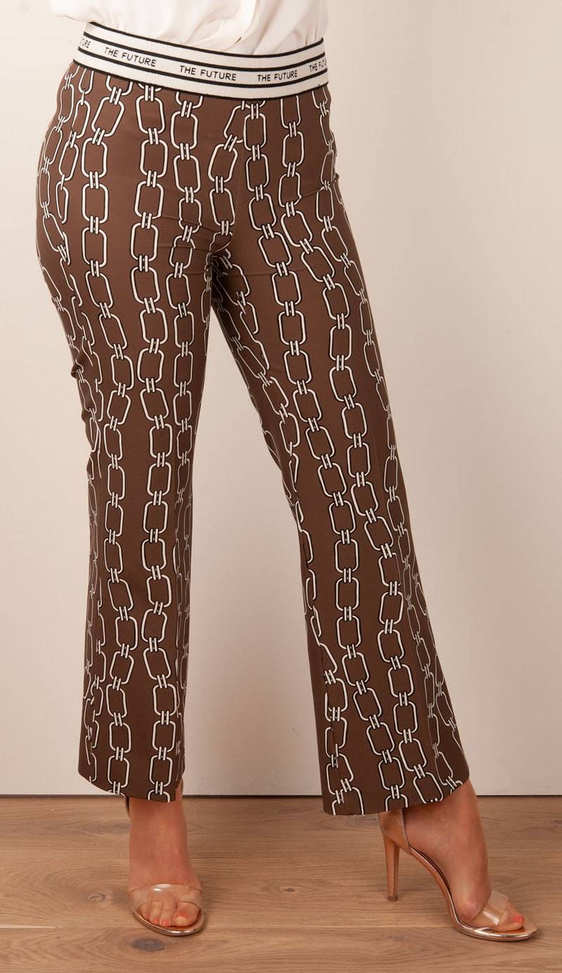 Cambio Hose „Faith“ Braun | Multicolor