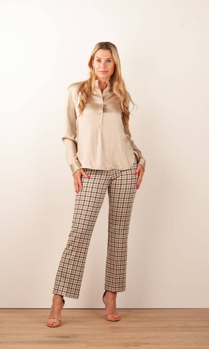 Cambio Hose „Faith“ Creme | Beige | Braun