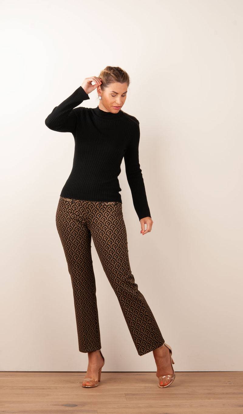 Cambio Hose „Faith“ Gold | Schwarz