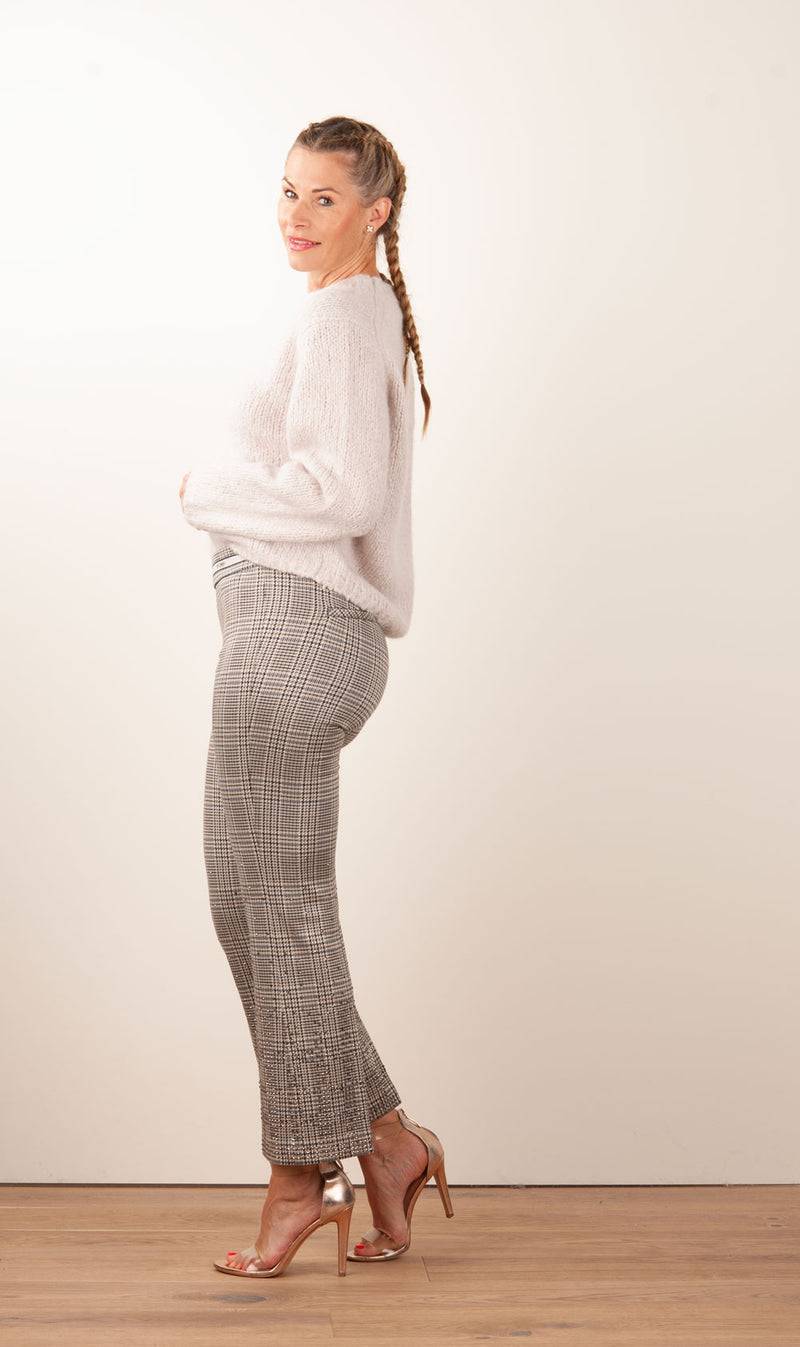 Cambio Hose „Faith Strass“ Creme | Beige | Braun