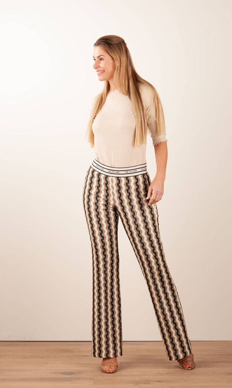 Cambio Hose „Francis“ Creme | Beige | Schwarz