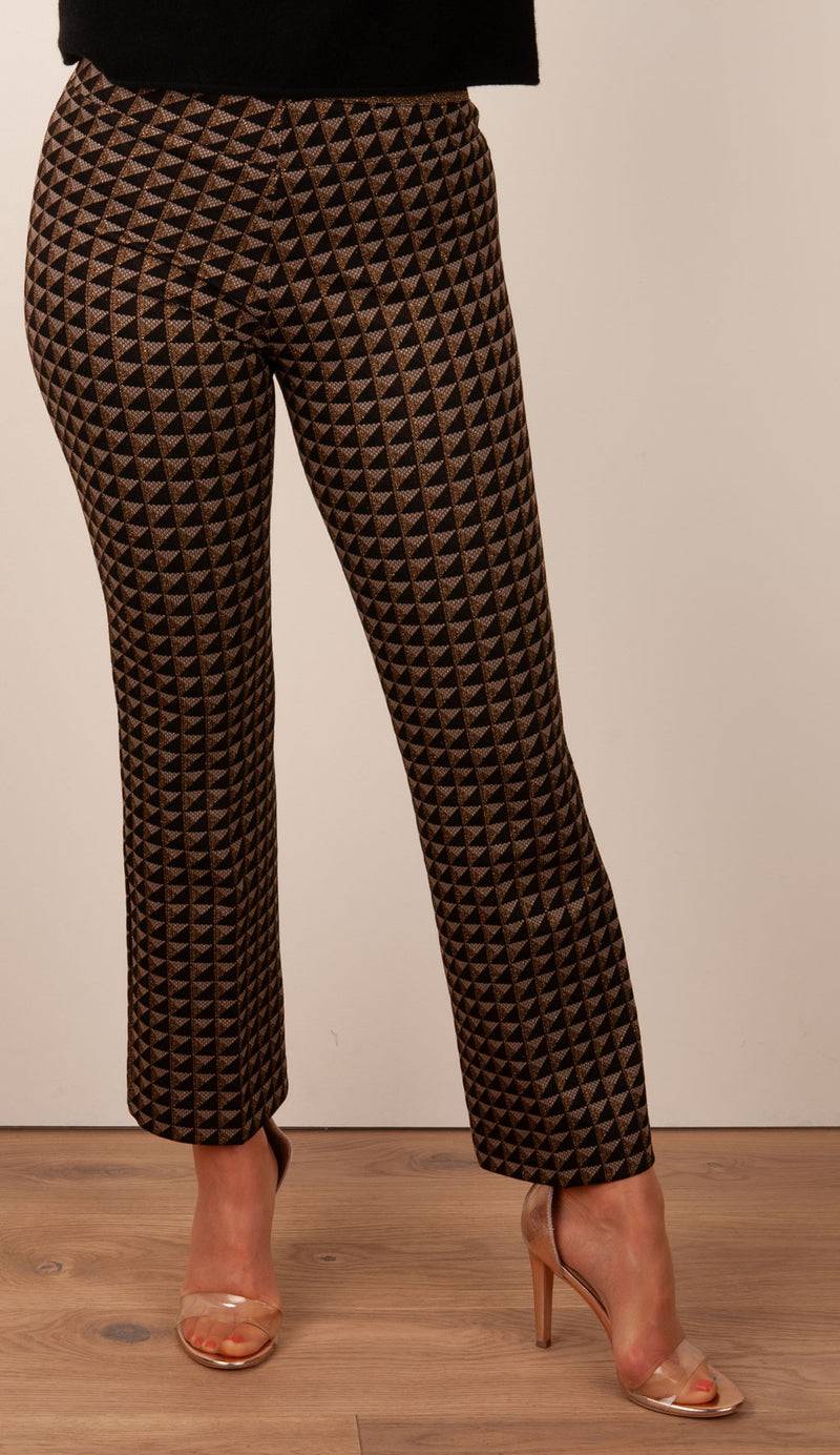 Cambio Hose „Ranee“ Braun | Gold | Schwarz