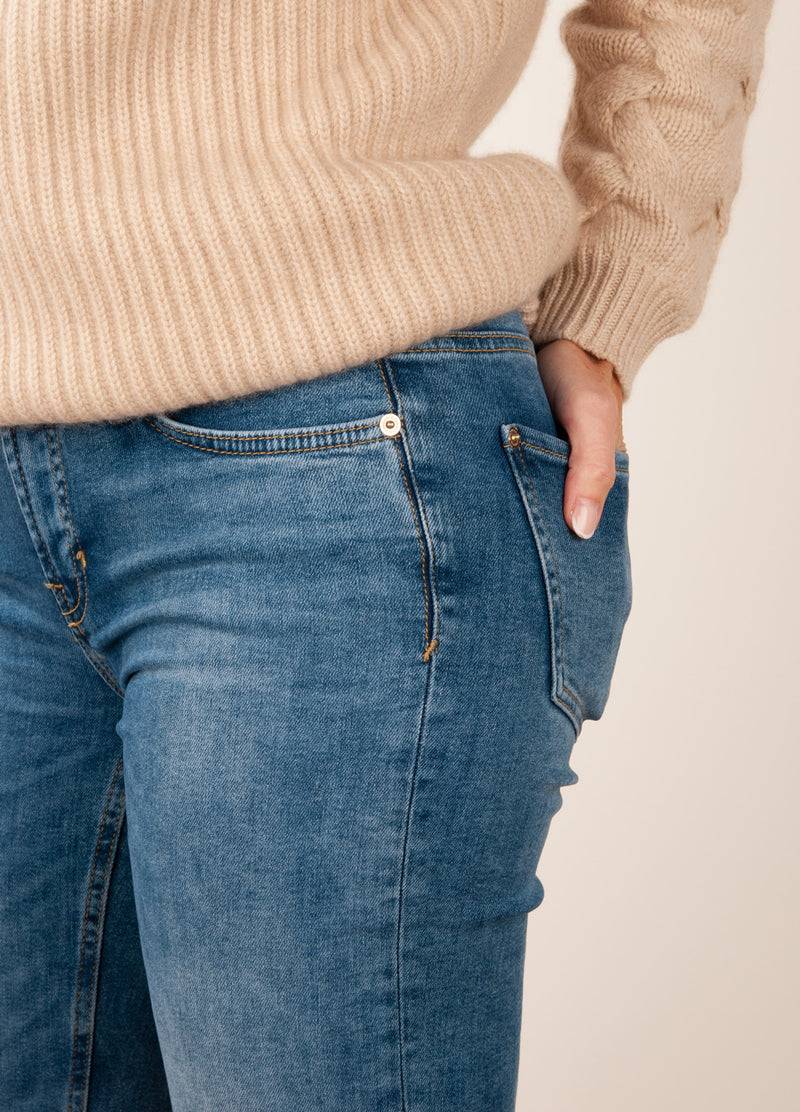 Cambio Jeans „Paris Straight“ Blau