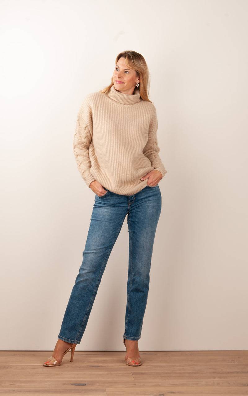 Cambio Jeans „Paris Straight“ Blau