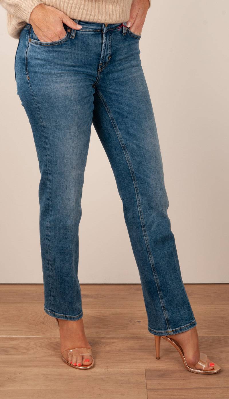 Cambio Jeans „Paris Straight“ Blau