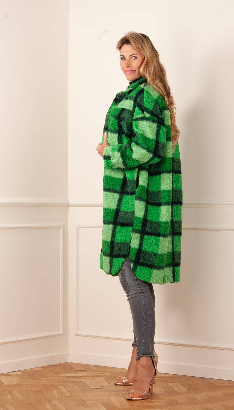 Candy Mantel „Bully“ Grün | Dunkelgrün