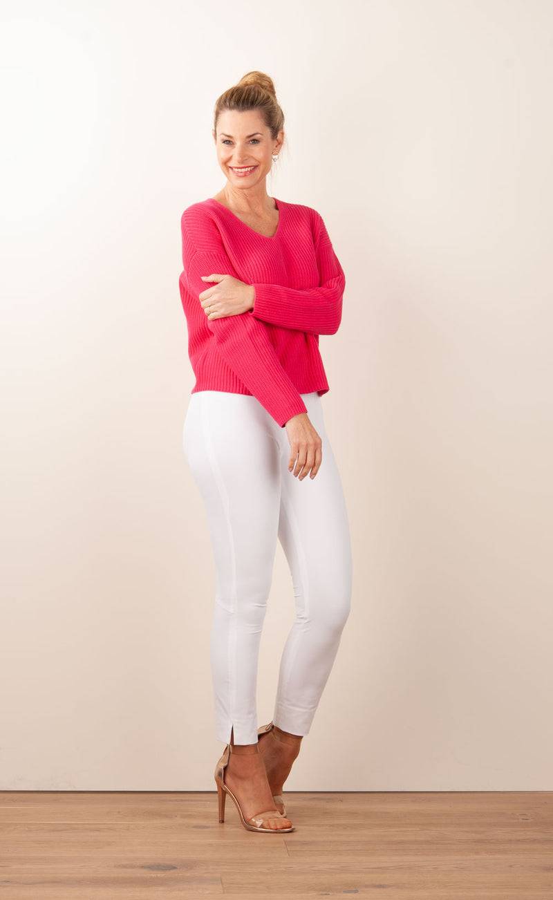 Candy Pullover Korallrot