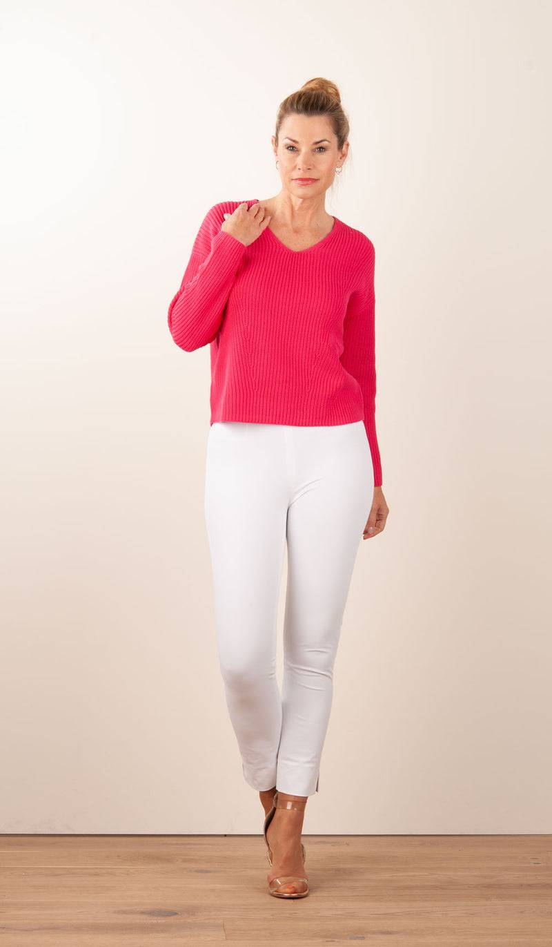 Candy Pullover Korallrot