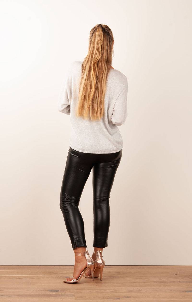 Candy Pullover Offwhite | Silber