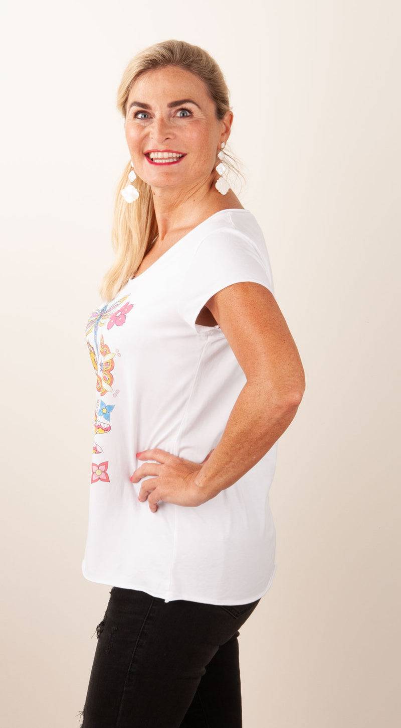 Candy T-Shirt „Libellen“ Weiß