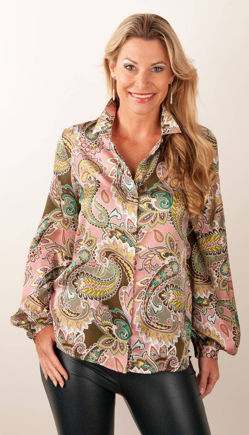 Charlotte Sparre Bluse „Paisley“ Multicolor