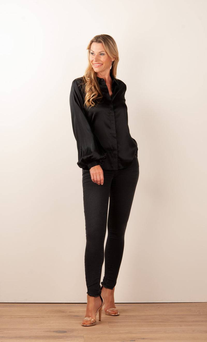 Charlotte Sparre Bluse Schwarz